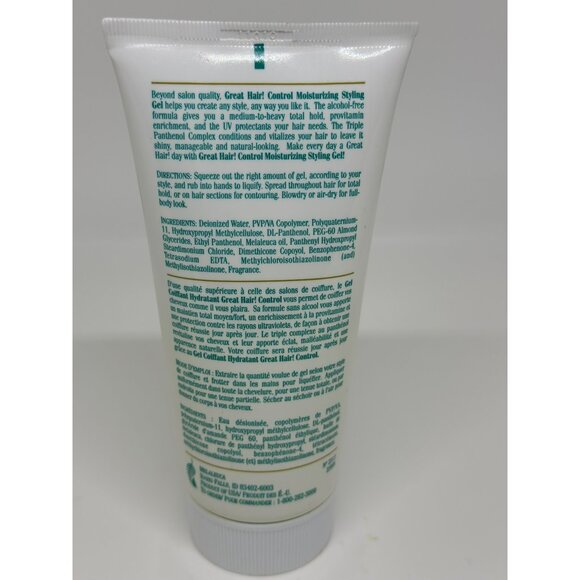 Great Hair Control Moisturizing Styling Gel Medium To Heavy Hold 6.8 Oz. - Picture 3 of 4